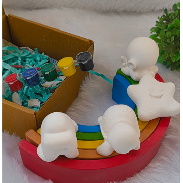 DIY Plaster Painting Kit | Sea Animals |