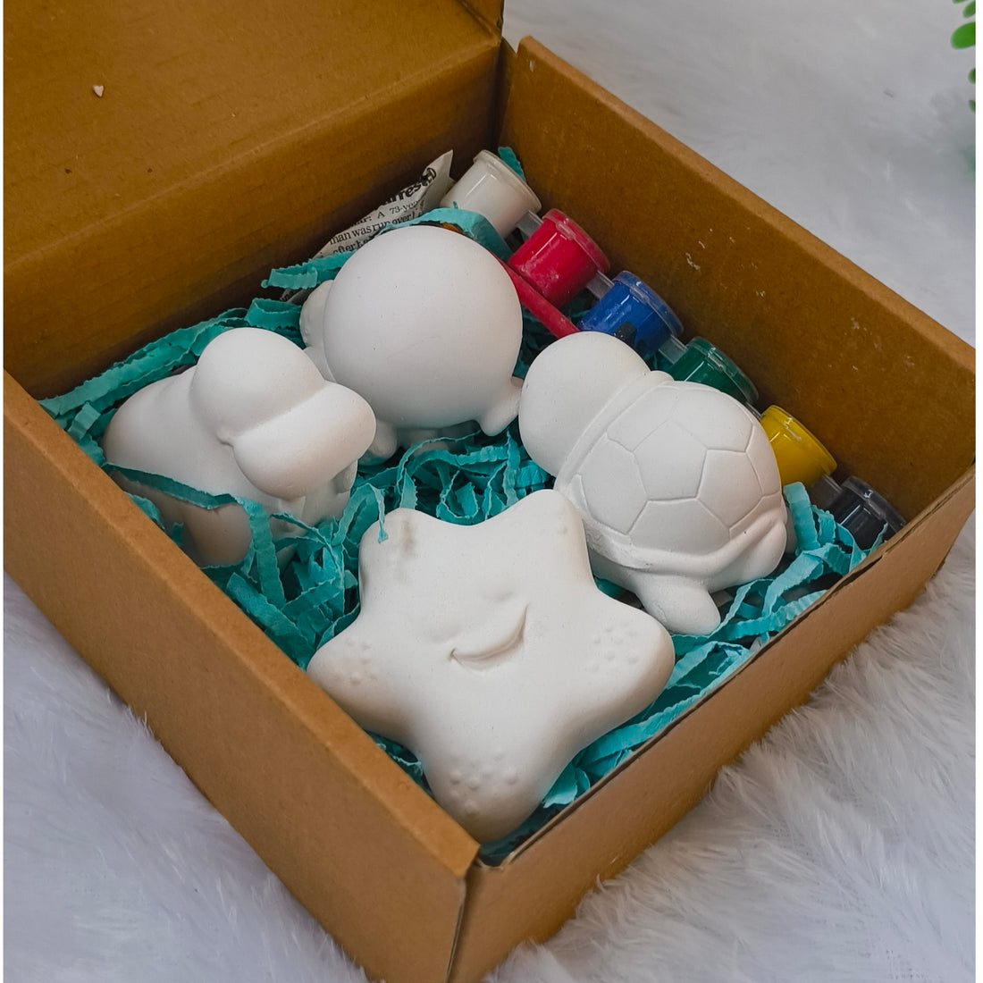 DIY Plaster Painting Kit | Sea Animals |