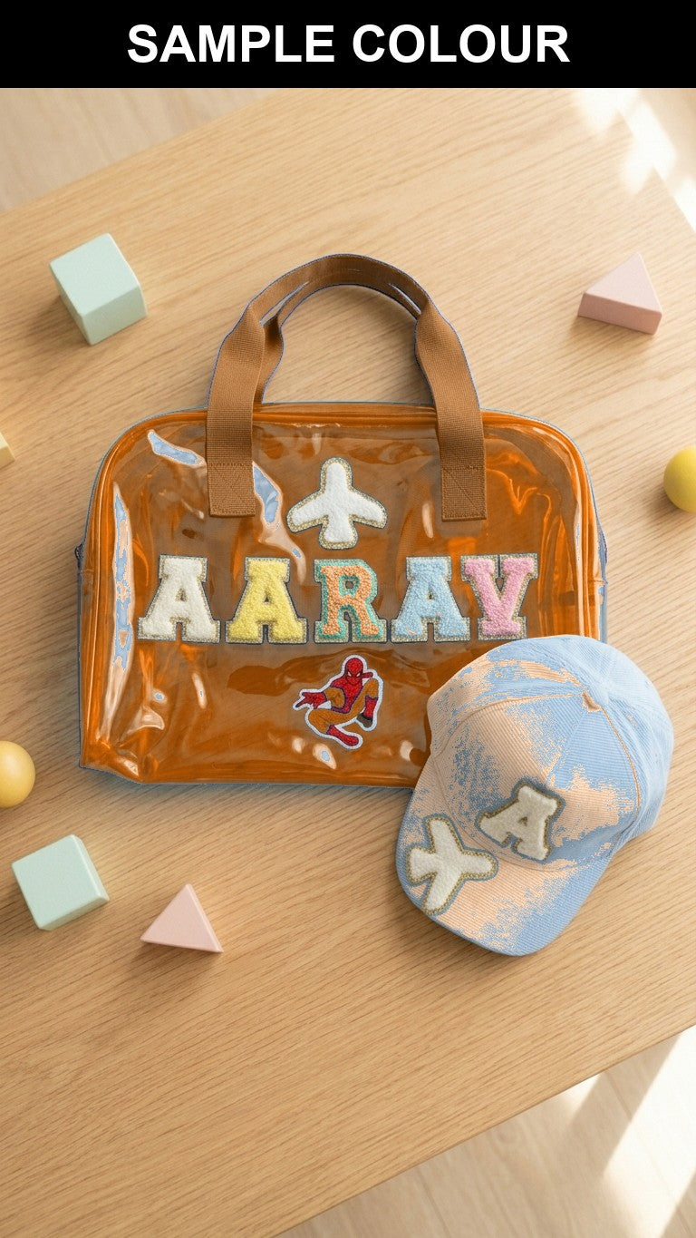 Customised duffle bag – Orange (SAMPLE photo)