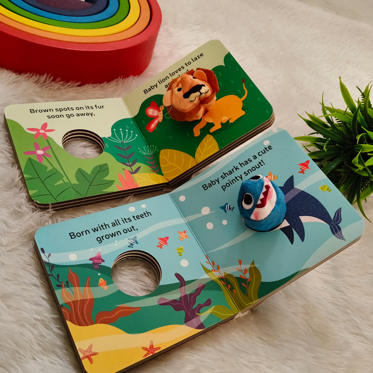 Finger Puppet Book – Interactive Kids book